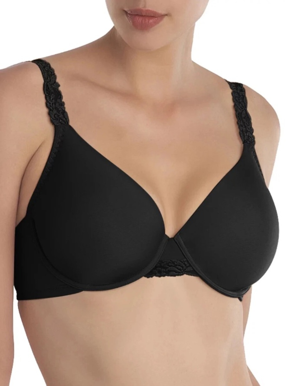 🌻NEW w/tag Natori Body Double Lace Trim Full Fit Contour Underwire Bra Size 38D